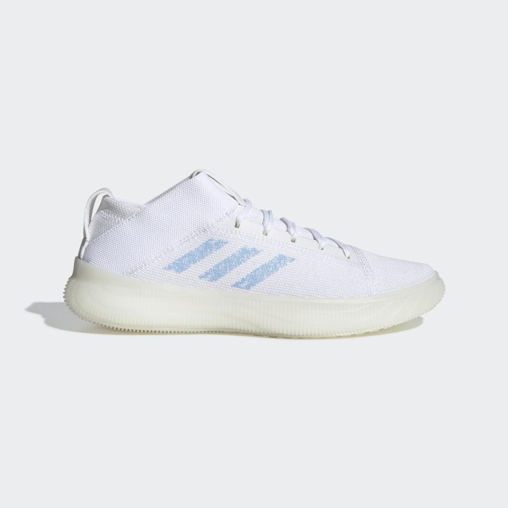 Adidas Women's Pureboost Trainers White/Blue Ireland DB3374